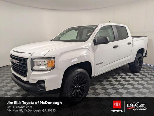 Summit White 2021 GMC Canyon Elevation Standard