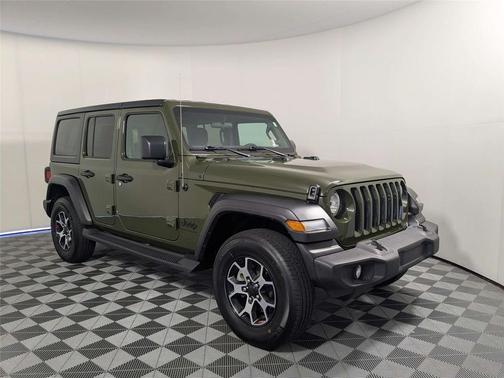 Sarge Green Clearcoat 2023 Jeep Wrangler Sport S