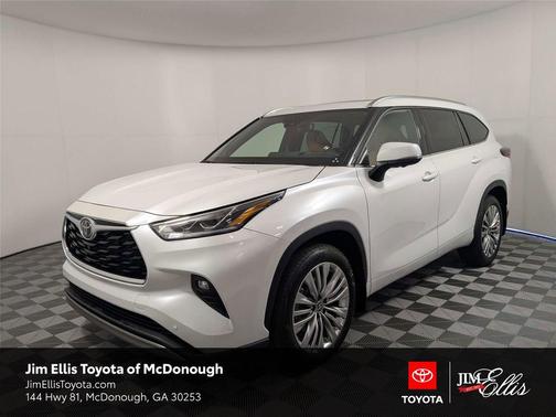 Wind Chill Pearl 2025 Toyota Highlander Platinum
