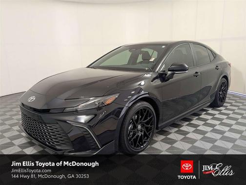 Midnight Black Metallic 2026 Toyota Camry SE