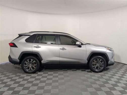Silver Sky Metallic 2023 Toyota RAV4 Hybrid XLE Premium