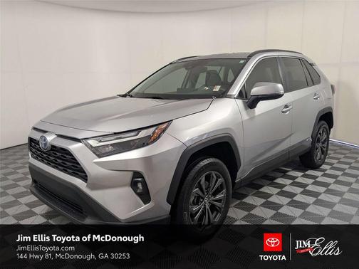 Silver Sky Metallic 2023 Toyota RAV4 Hybrid XLE Premium