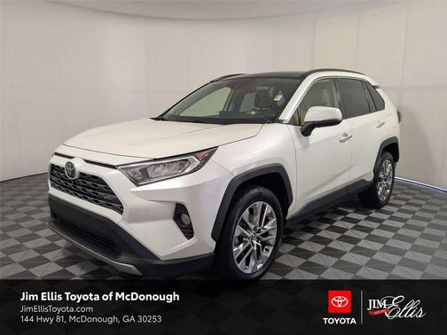 Blizzard Pearl 2021 Toyota RAV4 Limited