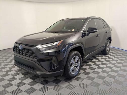 Midnight Black Metallic 2024 Toyota RAV4 Hybrid LE