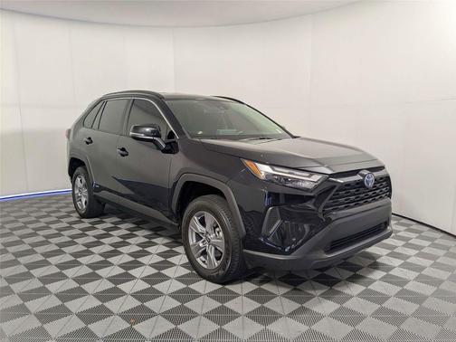 Midnight Black Metallic 2024 Toyota RAV4 Hybrid LE
