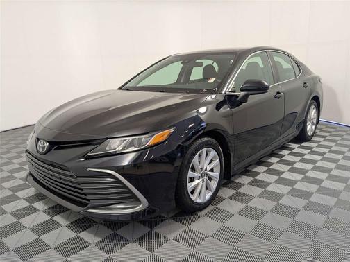 Midnight Black Metallic 2021 Toyota Camry LE