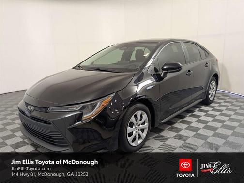 Midnight Black Metallic 2024 Toyota Corolla LE