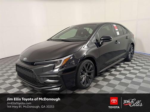 Midnight Black Metallic 2026 Toyota Corolla SE