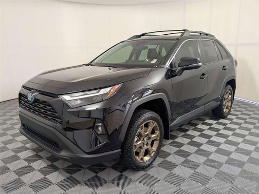 Midnight Black Metallic 2024 Toyota RAV4 Hybrid SE