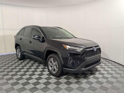 Midnight Black Metallic 2024 Toyota RAV4 Hybrid LE