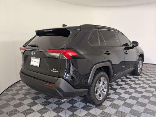 Midnight Black Metallic 2024 Toyota RAV4 Hybrid LE