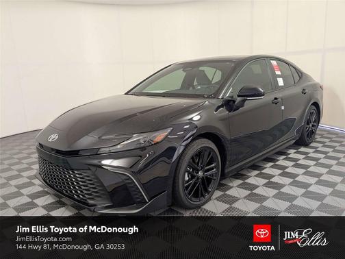 Midnight Black Metallic 2026 Toyota Camry SE