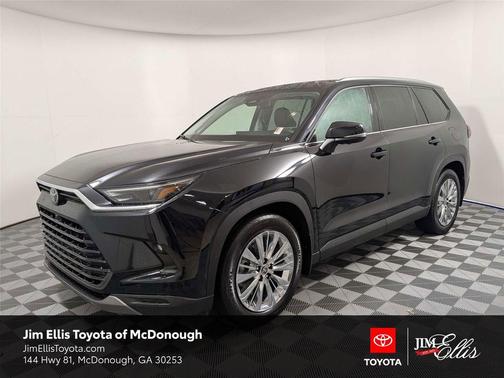 Midnight Black Metallic 2024 Toyota Grand Highlander Platinum