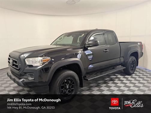 Midnight Black Metallic 2021 Toyota Tacoma SR
