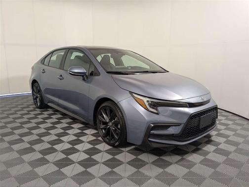 Celestite w/Midnight Black Metallic Roof 2023 Toyota Corolla XSE