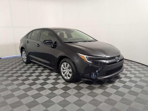 Midnight Black Metallic 2024 Toyota Corolla Hybrid LE