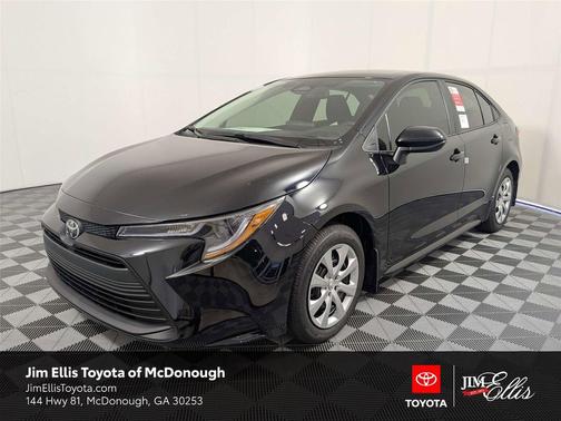 Midnight Black Metallic 2026 Toyota Corolla LE