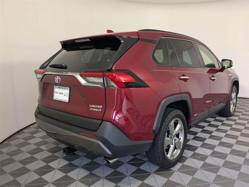 Ruby Flare Pearl 2019 Toyota RAV4 Hybrid SE