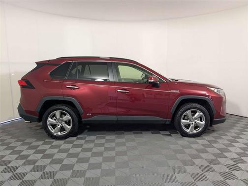 Ruby Flare Pearl 2019 Toyota RAV4 Hybrid SE