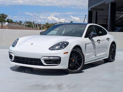 White 2023 Porsche Panamera 4
