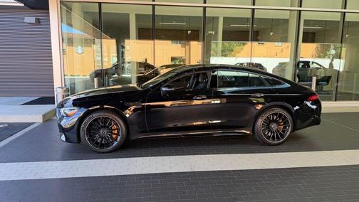 Obsidian Black Metallic 2025 Mercedes-Benz AMG GT 63 S E Performance 4-Door