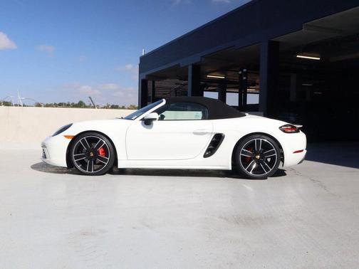 White 2025 Porsche 718 Boxster S
