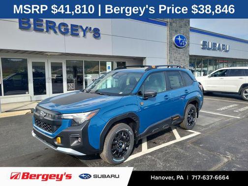Geyser Blue 2026 Subaru Forester Wilderness