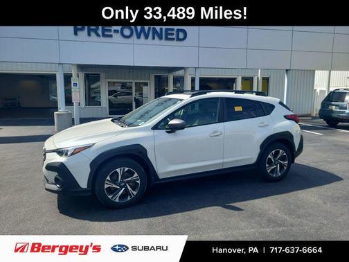 Crystal White Pearl 2024 Subaru Crosstrek Premium