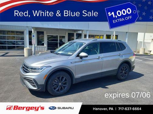 Silver Metallic 2024 Volkswagen Tiguan 2.0T SE 4MOTION