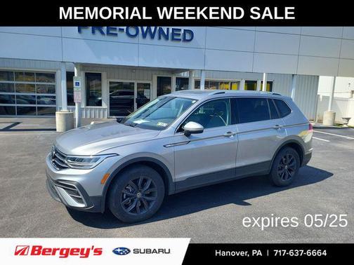 Silver Metallic 2024 Volkswagen Tiguan 2.0T SE 4MOTION
