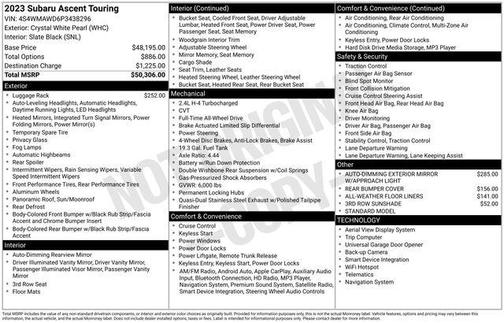 2023 Subaru Ascent Touring 7-Passenger