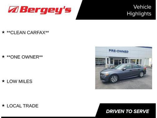 Meteorite Gray Metallic 2024 Honda Civic LX