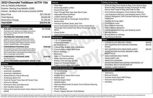 2023 Chevrolet Trailblazer ACTIV