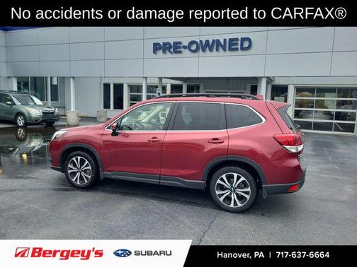 Crimson Red Pearl 2022 Subaru Forester Limited