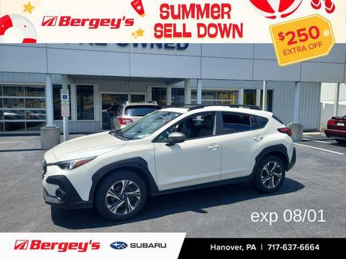 Crystal White Pearl 2024 Subaru Crosstrek Premium