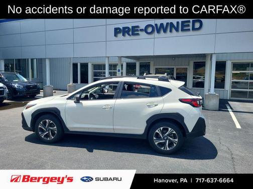 Crystal White Pearl 2024 Subaru Crosstrek Premium