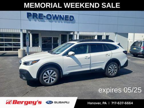 Crystal White Pearl 2020 Subaru Outback Premium