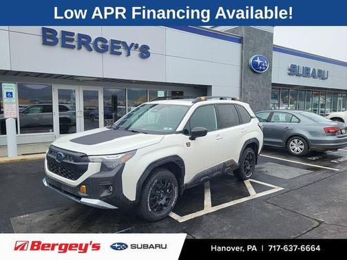 Crystal White Pearl 2026 Subaru Forester Wilderness