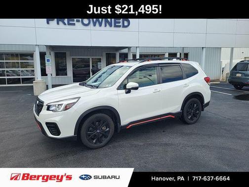 Crystal White Pearl 2019 Subaru Forester Sport