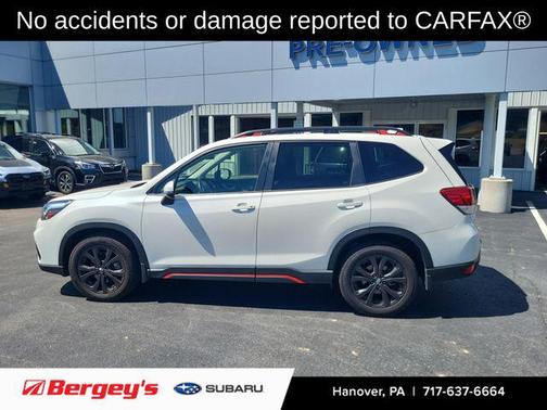 Crystal White Pearl 2020 Subaru Forester Sport