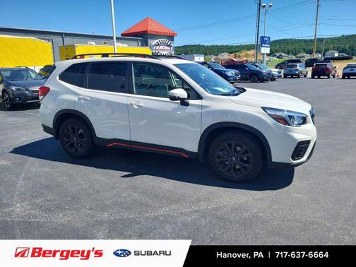 Crystal White Pearl 2020 Subaru Forester Sport