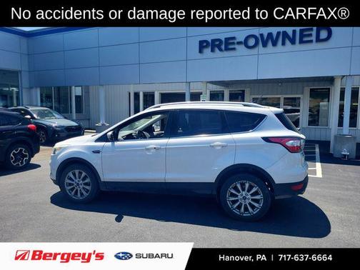 WHITE PLATINUM MET TRI-COAT 2018 Ford Escape Titanium