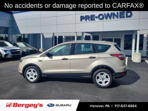 White Gold Metallic 2017 Ford Escape S