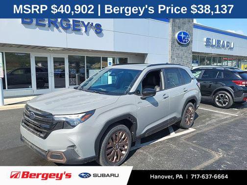 River Rock Pearl 2026 Subaru Forester Hybrid Sport