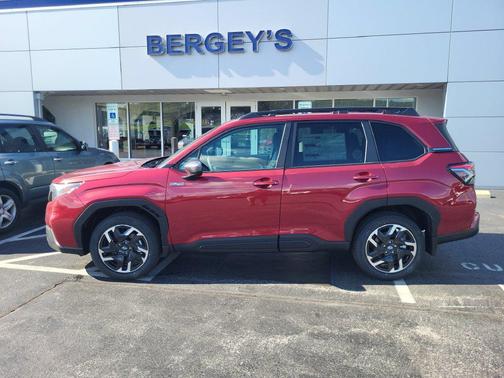 Crimson Red Pearl 2026 Subaru Forester Hybrid Premium