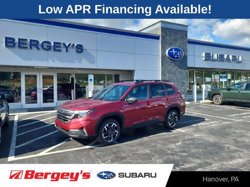 Crimson Red Pearl 2026 Subaru Forester Hybrid Premium