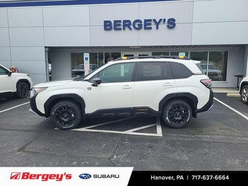 Crystal White Pearl 2026 Subaru Forester Wilderness