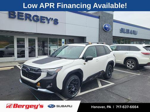 Crystal White Pearl 2026 Subaru Forester Wilderness