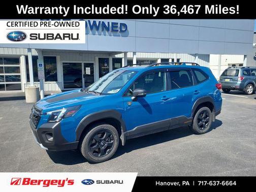 Geyser Blue 2023 Subaru Forester Wilderness