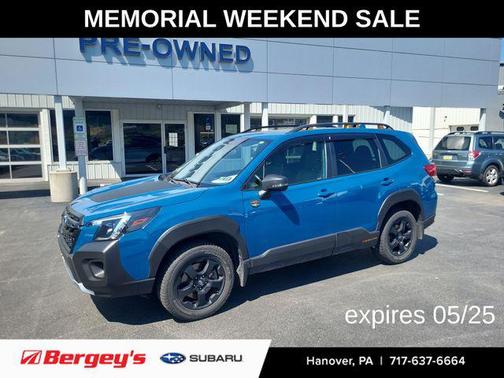 Geyser Blue 2023 Subaru Forester Wilderness